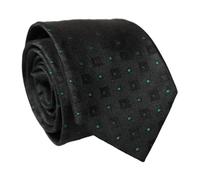 Dolce & Gabbana, ,Accessories ,Uomo ,Nero ,ONE SIZE Geometric Silk Adjustable Necktie