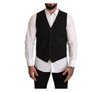Dolce & Gabbana - Aggiorna il tuo guardaroba formale con questo elegante gilet nero - - Suits - Uomo - Nero - L