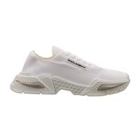 Dolce & Gabbana Airmaster DG Logo Sneaker Basse In Stoffe Bianche