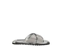 Dolce & Gabbana - Argento Strass Slide Flats - - Shoes - Uomo - Grigio - 44 EU