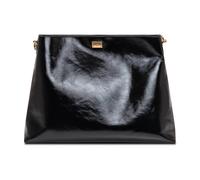 Dolce & Gabbana, ,Bags ,Donna ,Nero ,ONE SIZE Borsa a spalla grande Vittoria in pelle di vitello