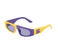 Dolce & Gabbana Bambino DX4004 34131A Occhiali da sole Acetato Giallo Viola Squadrata Normale