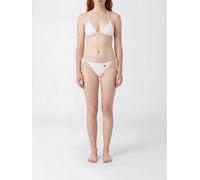 DOLCE & GABBANA Bikini in pizzo sangallo ricamato con top a triangolo 3 Bianco