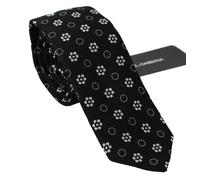 Dolce & Gabbana Black 100% Silk Floral Print Print Classic Tie