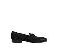 Dolce & Gabbana Black Brocade Crown Loafers Dress Shoes - EU40/US7