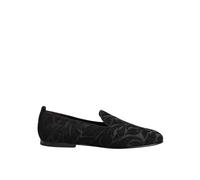 Dolce & Gabbana Black Brocade Loafers Slip On Men Dress Shoes - EU42.5/US9.5