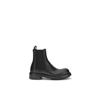 Dolce & Gabbana Black Calf Leather Bos Taurus Chelsea Boots - EU43/US10