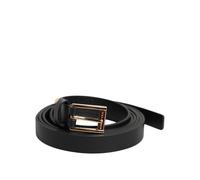Dolce & Gabbana Black Calf Leather Gold Metal Buckle Belt - 90 cm / 36 Inches