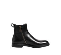 Dolce & Gabbana Black Chelsea Leather Mid Calf Boots Shoes - EU40/US7