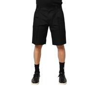 Dolce & Gabbana Black Cotton Stretch Mid Wasit Bermuda Shorts - IT52 | XL