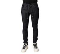 Dolce & Gabbana Black Cotton Stretch Skinny Denim Men Jeans - IT46 | S