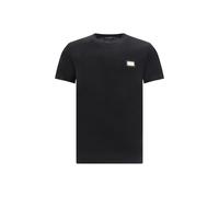 Dolce & Gabbana Black Cotton T-Shirt - IT46 | S