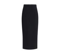 Dolce & Gabbana Black Fleece Wool Long Skirt - IT40 | M