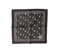 Dolce & Gabbana Black Guitar Trumpet Men Handkerchief Scarf