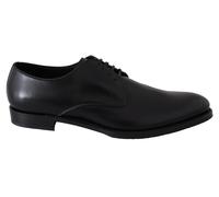 Dolce & Gabbana Black Leather SARTORIA Hand Made Shoes - EU38.5/US5.5