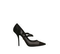 Dolce & Gabbana Black Mesh Mary Jane High Heels Pumps Shoes - EU41/US10.5