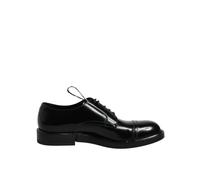 Dolce & Gabbana Black Patent Leather Derby Lace Up Formal Dress Shoes - EU39.5/US6.5