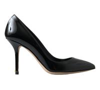Dolce & Gabbana Black Patent Leather High Heels Pumps Shoes - EU35.5/US5