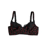 Dolce & Gabbana Black Red Polka Dot Underwired Balconette Underwear - IT3 | M