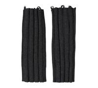 Dolce & Gabbana Black Virgin Wool Knitted Fingerless Gloves - 9|M