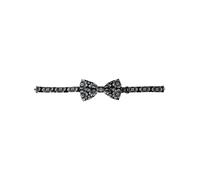 Dolce & Gabbana Black White Printed Adjustable Neck Men Bow Tie