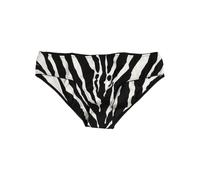Dolce & Gabbana Black White Zebra Print Slip Briefs Underwear - IT4 | L