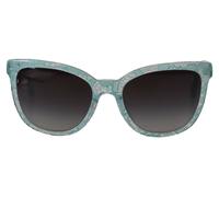 Dolce & Gabbana Blue DG4190 Lace Crystal Acetate Butterfly Sunglasses
