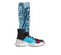 Dolce & Gabbana Blue Lace Up Over The Knee Socks Men Boots Shoes - EU43.5/US10.5