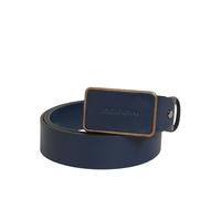 Dolce & Gabbana Blue Leather Classic Metal Logo Buckle Belt - 115 cm / 46 Inches