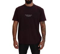 Dolce & Gabbana Bordeaux Crewneck Short Sleeve T-shirt - IT46 | S