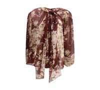 Dolce & Gabbana Bordeaux Silk Pattern Shirt - IT40 | M