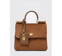 DOLCE & GABBANA Borsa a mano My Sicily piccola in pelle con tracolla amovibile OS Cammello