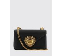 DOLCE & GABBANA Borsa a spalla mini Devotion in nappa con cuore sacro OS Nero