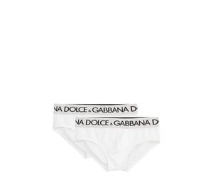 Dolce & Gabbana - Brando Set di Due Slip in Cotone - - Underwear - Uomo - Bianco - L