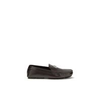Dolce & Gabbana Brown Calf Leather Bos Taurus Slip-On Loafers - EU46/US13