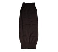 Dolce & Gabbana Brown Cashmere Knitted Neck Warmer Foulard Scarf