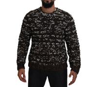 Dolce & Gabbana Brown Knitted Wool Fatto A Mano Sweater - IT48 | M