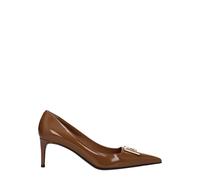 Dolce & Gabbana Brown Leather High Heel Pumps - EU37/US7
