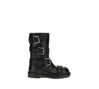 Dolce & Gabbana Buckled leather Boots - EU41/US11