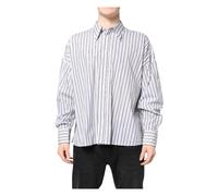 Dolce & Gabbana - Camicia casual a righe con bottoni - - Shirts - Uomo - Bianco - L