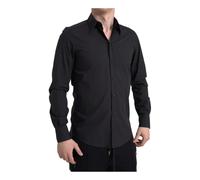 Dolce & Gabbana - Camicia nera con stampa a stelle - - Shirts - Uomo - Nero - M