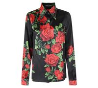 Dolce & Gabbana - Camicia Rose Rosse - - Blouses & Shirts - Donna - Nero - L