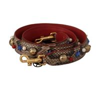Dolce & Gabbana - Cinghia Spalla in Pelle di Pitone di Lusso - - Bags - Donna - Marrone - ONE SIZE