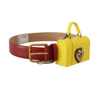 Dolce & Gabbana - Cintura in pelle - - Accessories - Donna - Rosso - ONE SIZE
