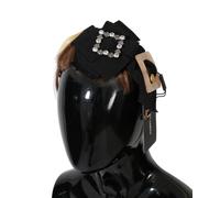 Dolce & Gabbana Clear Crystal Brown Hair Headband