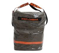 Dolce & Gabbana Cotton Men Large Fabric Green Shopping Tote Bag