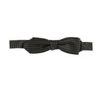 DOLCE & GABBANA Cravatta con fiocco uomo in seta nera a pois collo regolabile...