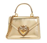 Dolce & Gabbana - Devotion Small Shoulder Bag - - Bags - Donna - Giallo - ONE SIZE
