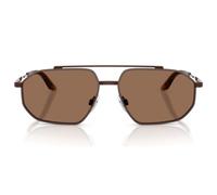 Dolce & Gabbana Dg 2328 Occhiali Da Sole Uomo Marrone Geometrico Marrone 59mm