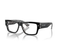 Dolce & Gabbana DG 3379 3403 Men's Eyeglasses - Black on Gray Havana Frame